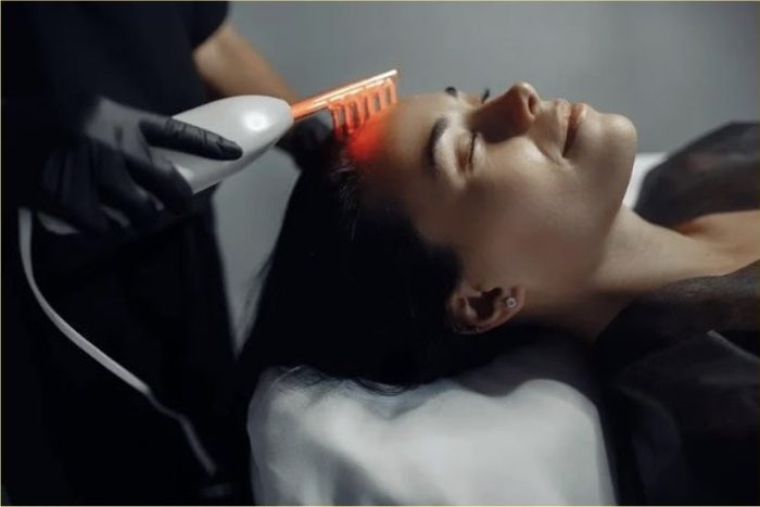 High frequency hair treatment add-on at Lash Lane