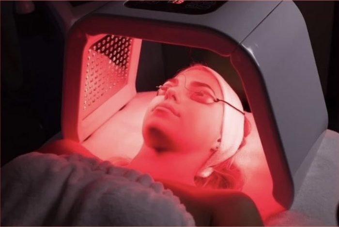 Red light therapy add-on at Lash Lane